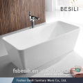 Top Quality Rectangular Shape Shower Bathtub Free Standing Tub 129